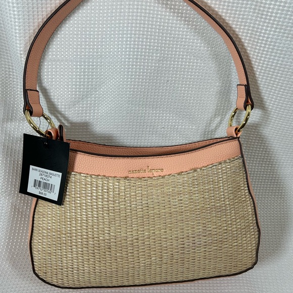 Nanette Lepore Handbags - Nanette Lepore veagan leather peach color shoulder purse